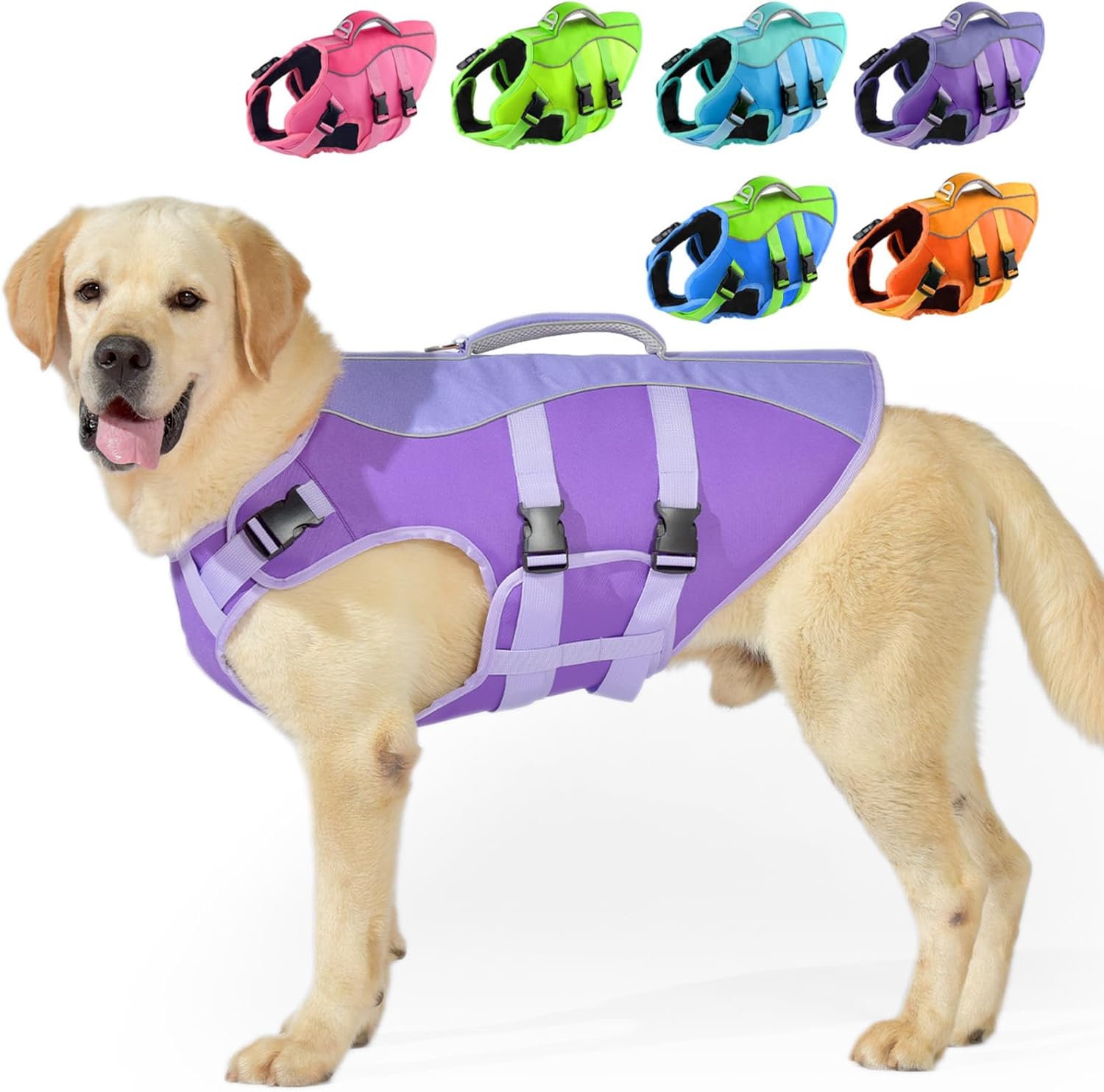 Dog Life Jacket Medium for Swimming and Boating Safety