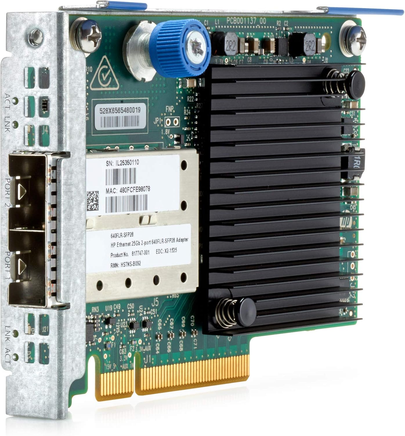 HPE HP 817749-B21 Ethernet 2-Port 640FLR-SFP28 Adapter Review