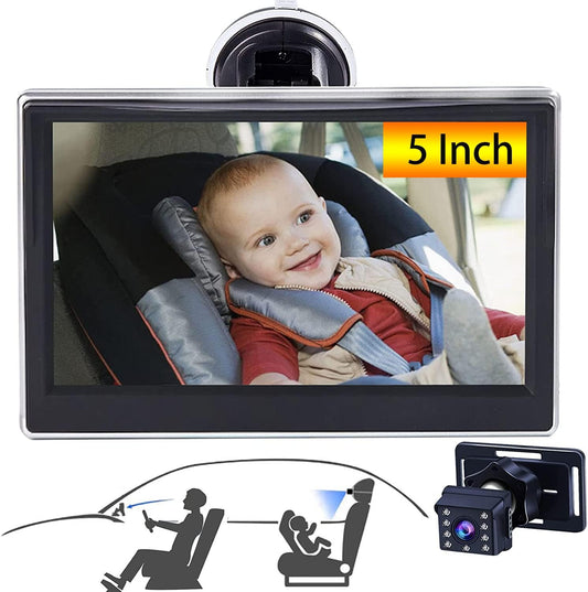 CooMees Baby Car Camera: Clear Night Vision