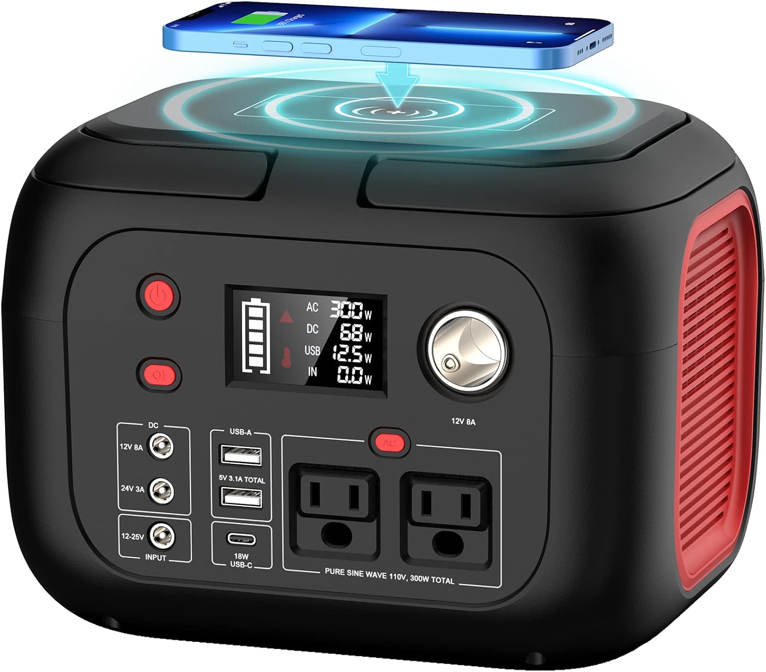 ENOFLO 300W Lithium Portable Power Station - Ultimate Versatility!