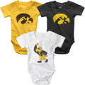 Wes and Willy Baby College Team Cotton Rompers 3 Pack Review