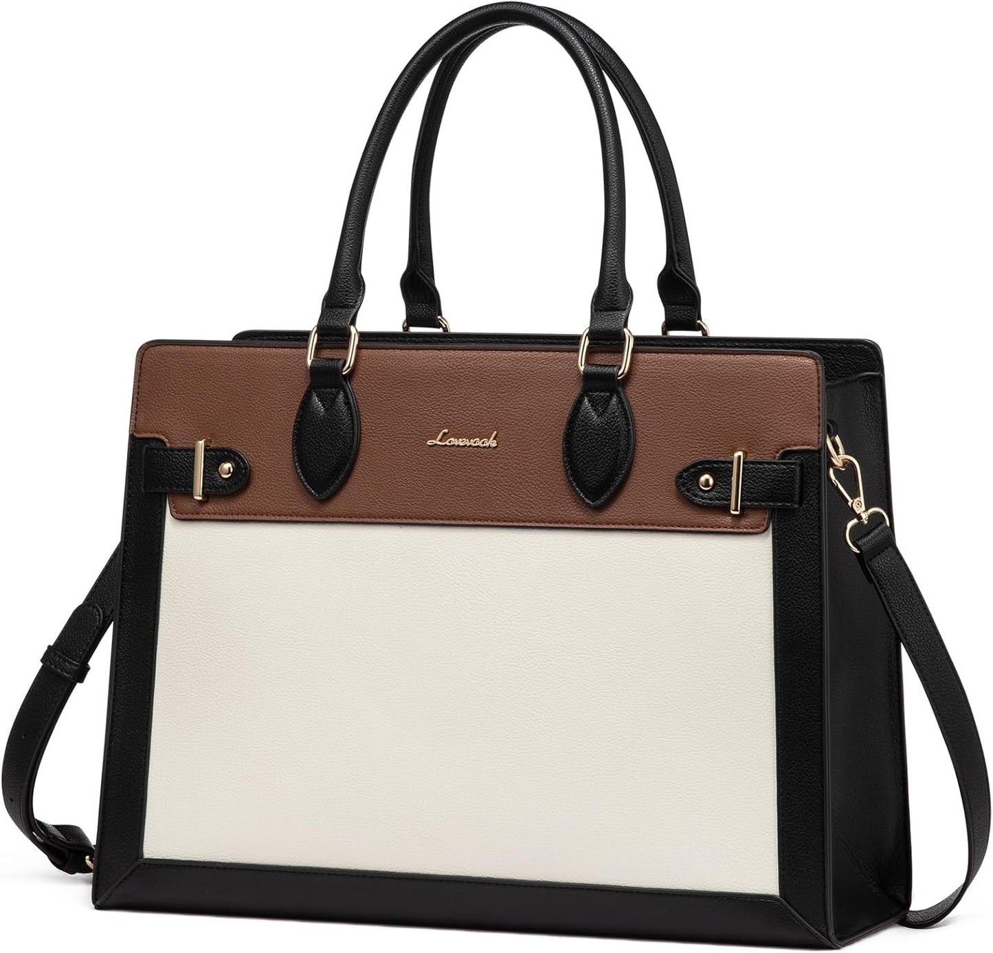 LOVEVOOK Laptop Bag for Women 17 Inch Stylish Work Tote