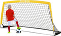 RUNBOW 6x4 ft Portable Kids Soccer Goal for Backyard Fun