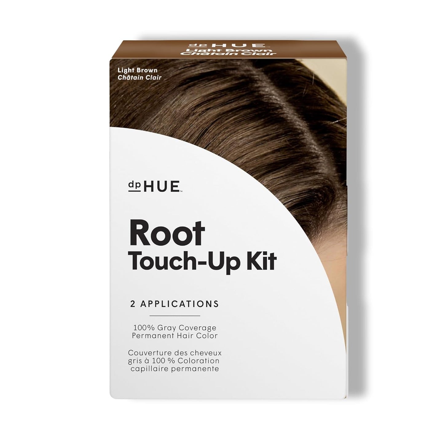 dpHUE Root Touch-Up Kit for Gray Coverage - Light Brown Color