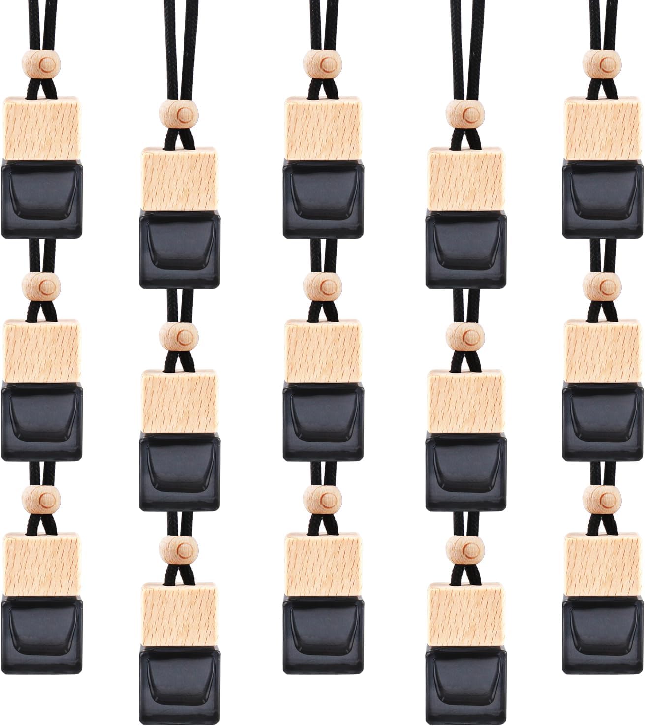 15Pcs Glass Car Diffuser Bottles | Aromatherapy & Decor