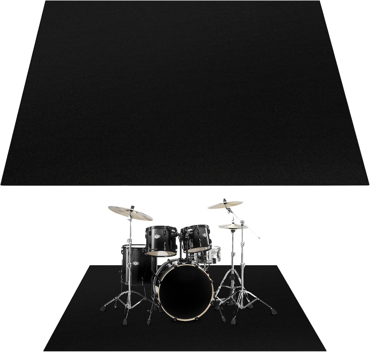 Drum Rug for Electric Drums - Soundproof Drum Mat 3.9Ft x 5.2Ft
