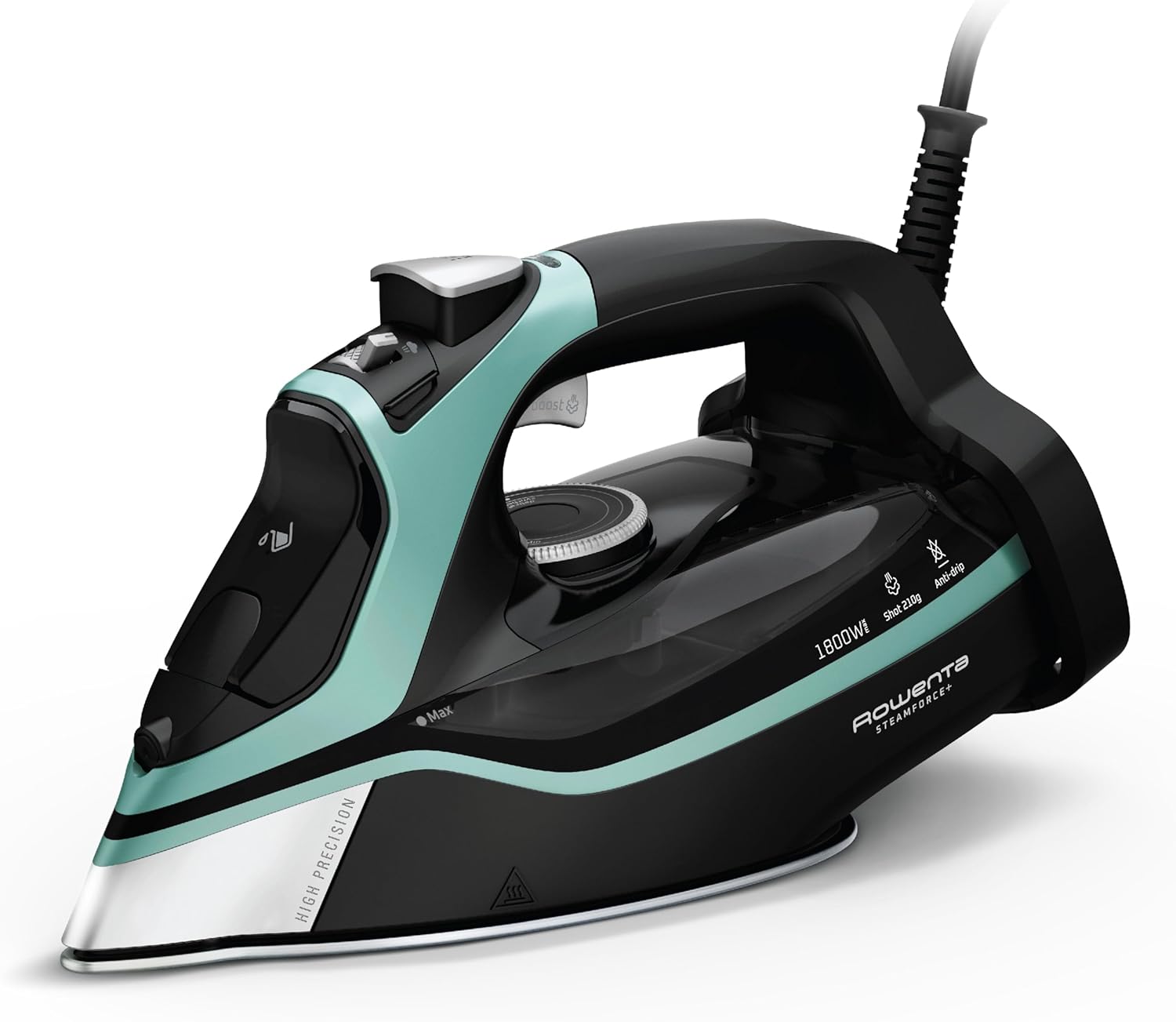Rowenta Steam Force Iron with Stainless Steel Soleplate for Clothes