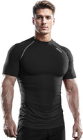 DRSKIN Compression Shirt Short Sleeve Top Baselayer - Lightweight Fit