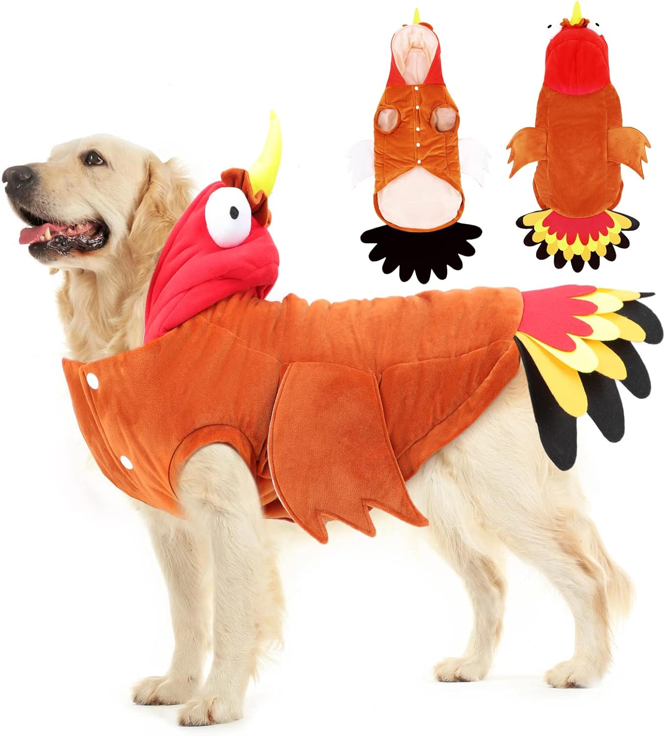 Turkey Dog Costume for Thanksgiving - Perfect Pet Apparel
