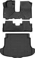 GINOWY Floor Mats Cargo Liner Set for Honda CRV 2007-2011 - Custom Fit