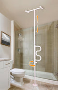 Stander Wonder Pole Security Pole and Curve Grab Bar - Stable Support
