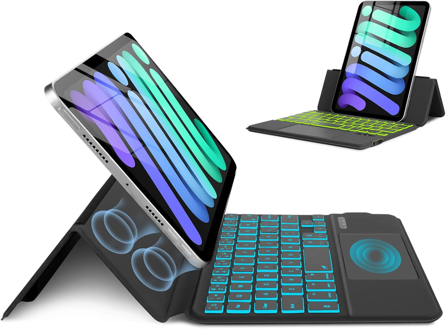 Magic Touchpad Keyboard Case for iPad Mini 7 and Mini 6