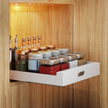 21 in Deep Pull Out Cabinet Organizer Adhesive - Smooth Slide Storage