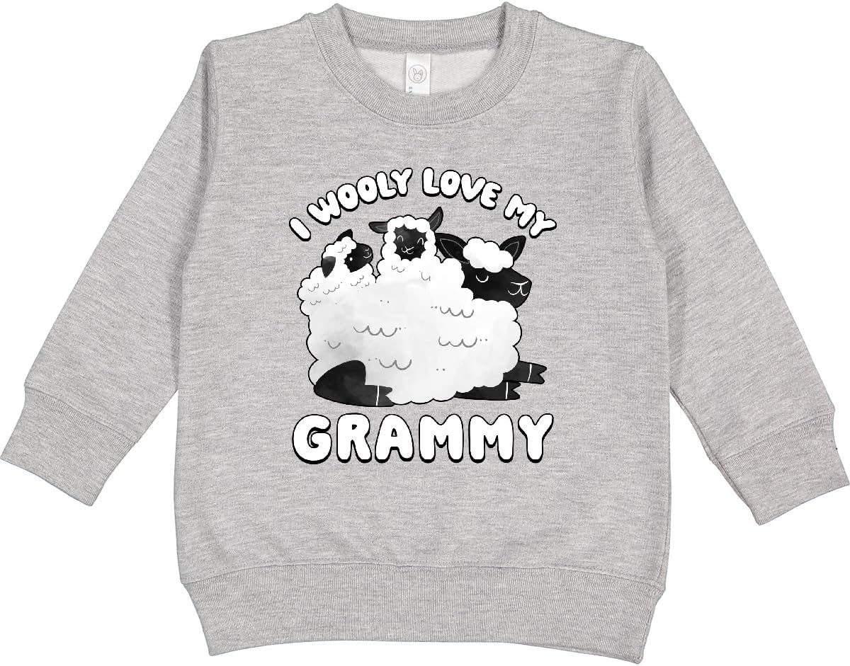 I Wooly Love My Grammy Toddler Sweatshirt | Cute & Cozy
