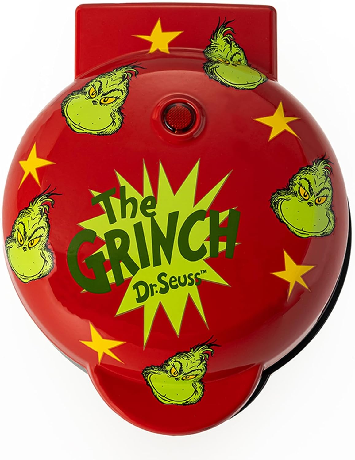 Grinch Mini Waffle Maker - Fun Breakfast with Uncanny Brands