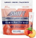 Real Ketones BHB Keto Electrolytes Drink Mix Packets - Peach Caffeine