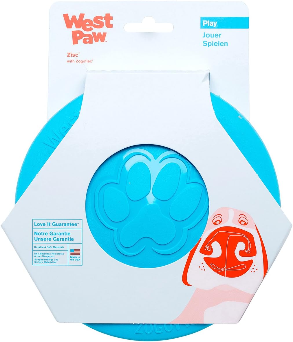 West Paw Zogoflex Zisc Dog Flying Disc - High-Flying Fun for Dogs!