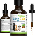 Pet Wellbeing Lung Gold for Dogs & Cats - Respiratory Immune Support