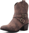 Women's Mid Calf Western Cowgirl Boots - Mid-Calf Style