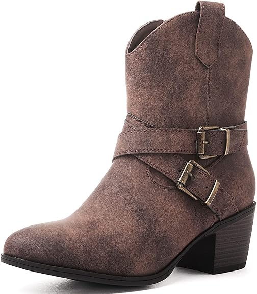 GLOBALWIN Women's Mid Calf Western Cowboy Cowgirl Boots Review