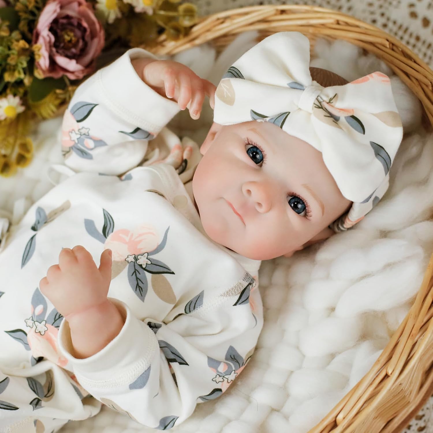 Lifelike Reborn Baby Dolls - 20Inch Realistic Baby Girls Doll