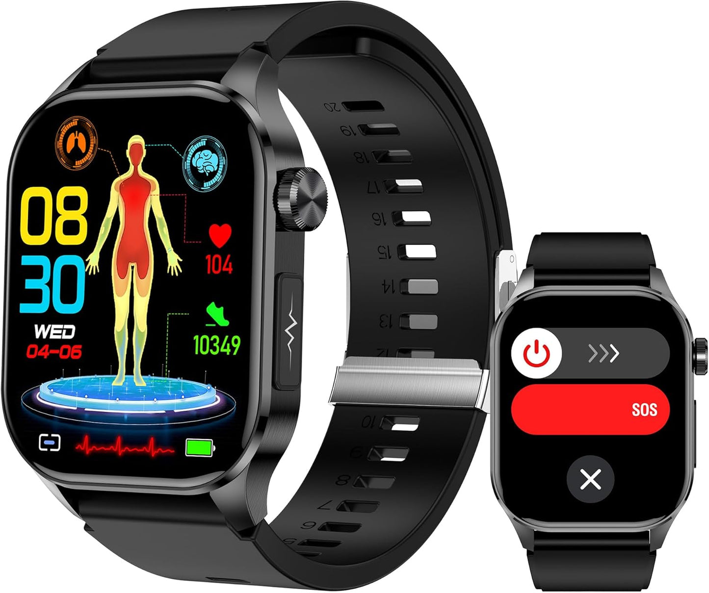 Yowow BIT Smartwatch: 24/7 Health Monitoring, 150 Sports Modes