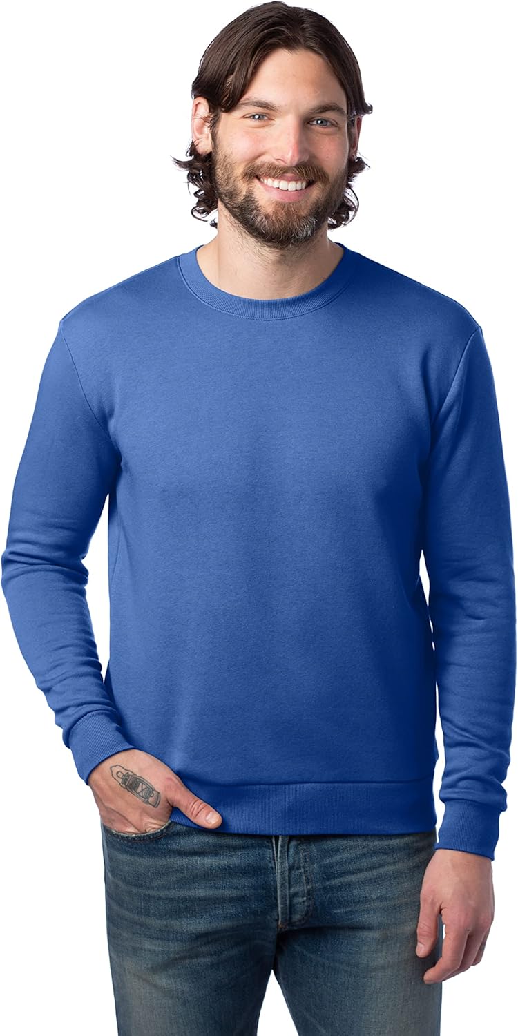 Cozy Eco-Fleece Crewneck for Men