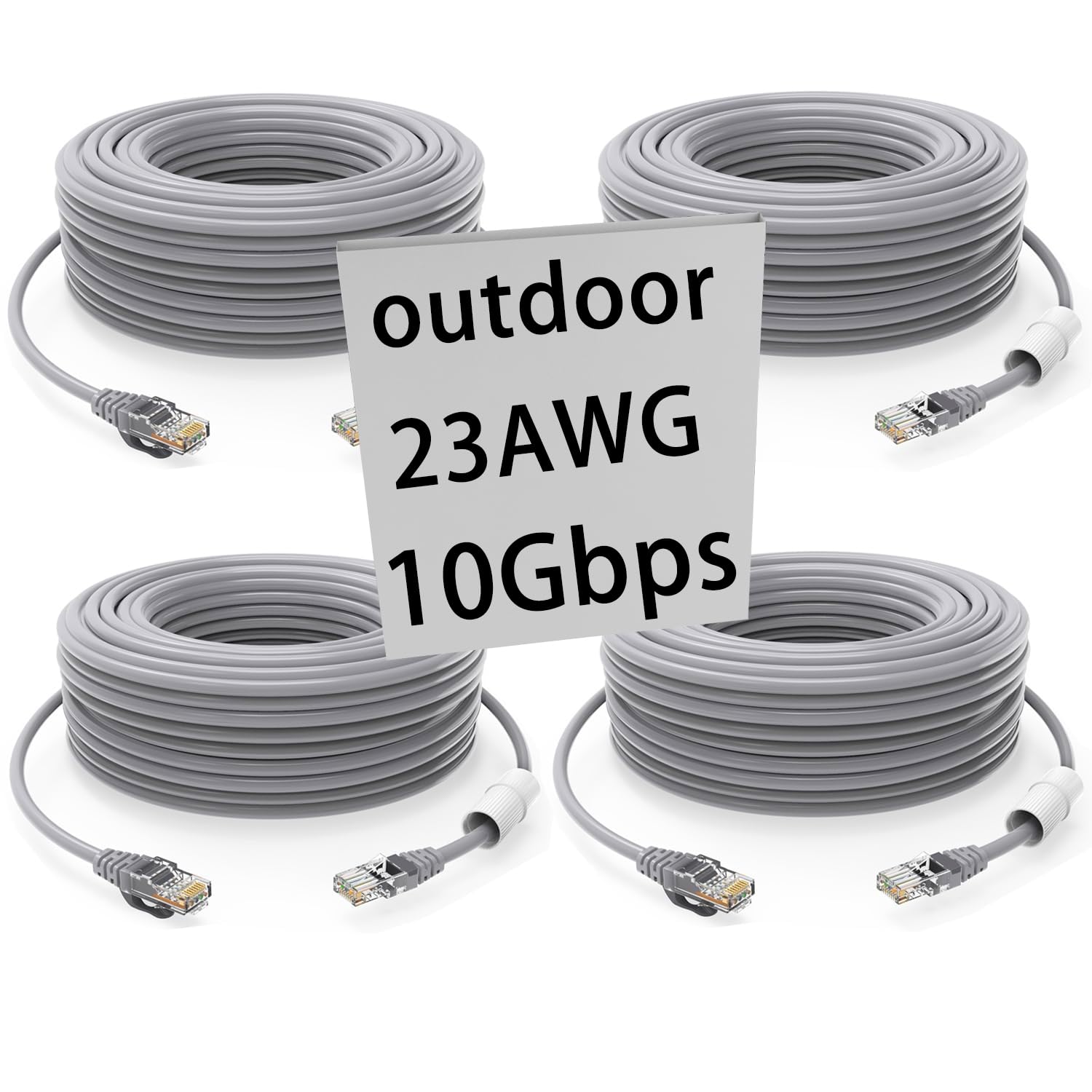 Cat 6 Ethernet Cable 50 ft Heavy Duty for Indoor and Outdoor Use