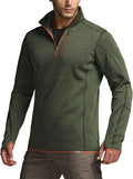 CQR Men's Quarter Zip Utility Fleece Pullover - Warm
