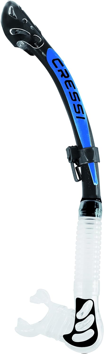 Cressi Alpha Ultra Dry Snorkel - Dive without water intake!