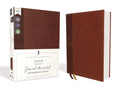NASB Journal the Word Reference Bible Brown Leathersoft