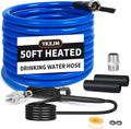 15FT-100FT Heated Water Hose for RV and Camping - Freeze-Proof Water