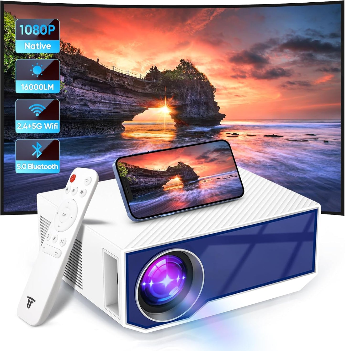 ZDK Full HD Portable Smart Projector