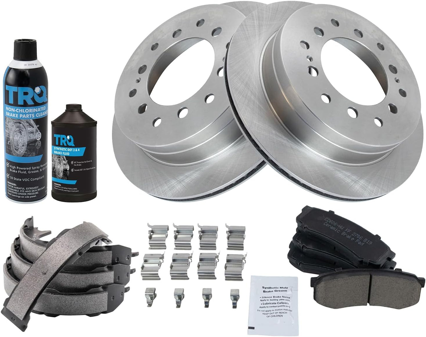 Complete Rear Brake Pad & Rotor Kit for Lexus & Toyota Models