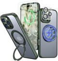 iPhone 16 Pro Max Case with Screen & Lens Protector - Rugged MagKick
