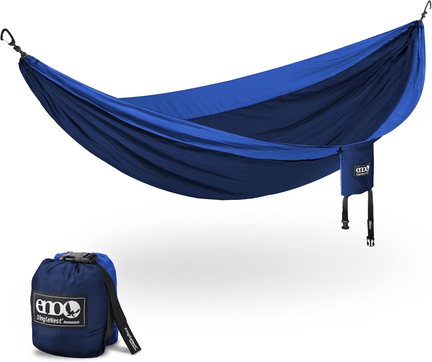 SingleNest Lightweight Camping Hammock for Outdoor Adventures