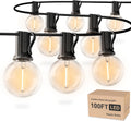 RTTY Outdoor String Lights 100ft G40 Globe Lights - Cozy Patio Glow