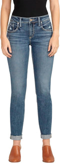 Silver Jeans Womens Sam Relaxed Boyfriend Fit Jean - Flattering Slim