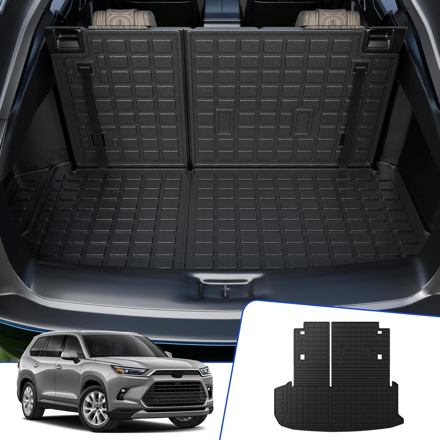 Cargo Mat for 2024 2025 2026 Toyota Grand Highlander - TPE Liner