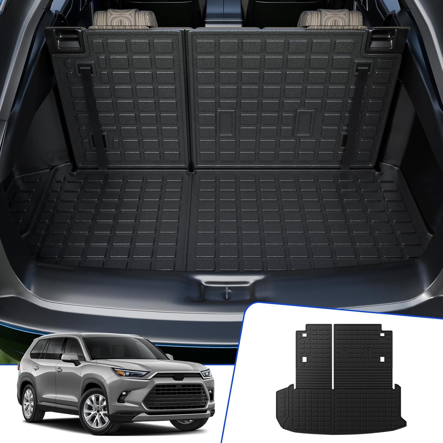 Cargo Mat for 2024 2025 2026 Toyota Grand Highlander - TPE Liner