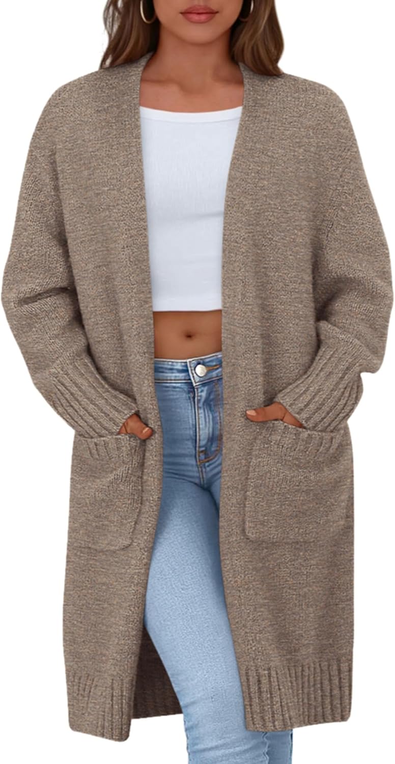 PRETTYGARDEN Fall Long Sleeve Cardigan Sweaters for Women