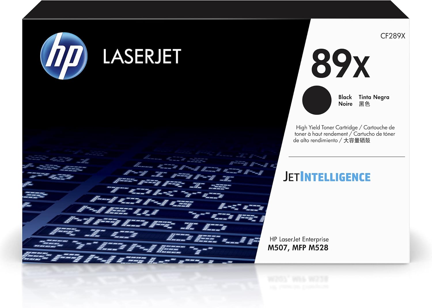 HP 89X Black High-yield Toner Cartridge for Reliable Printing