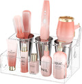 Hair Tool Organizer Clear Acrylic Hair Dryer and Styling Caddy - Tidy
