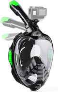 ZIPOUTE Snorkel Mask Full Face for Adults and Kids - 180 View