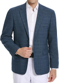 Men's Houndstooth Sport Coat Classic Fit 2-Button Blazer
