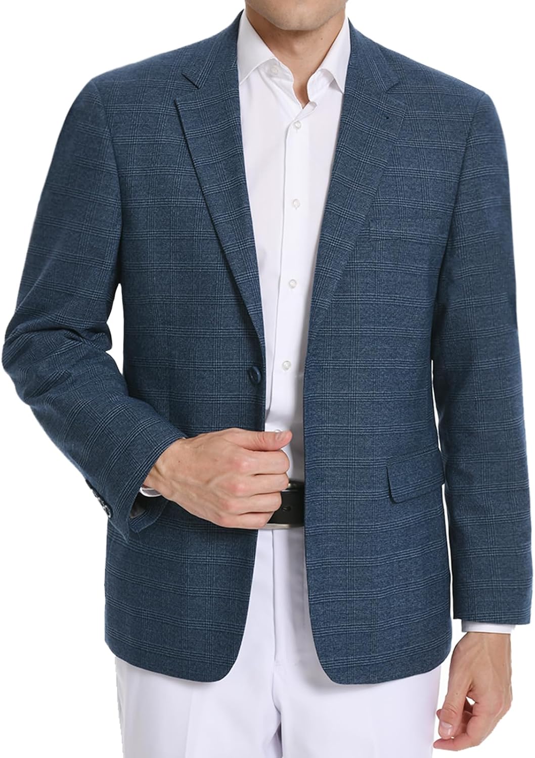 Men's Sport Coat Houndstooth Blazer Classic Fit Stylish Jacket