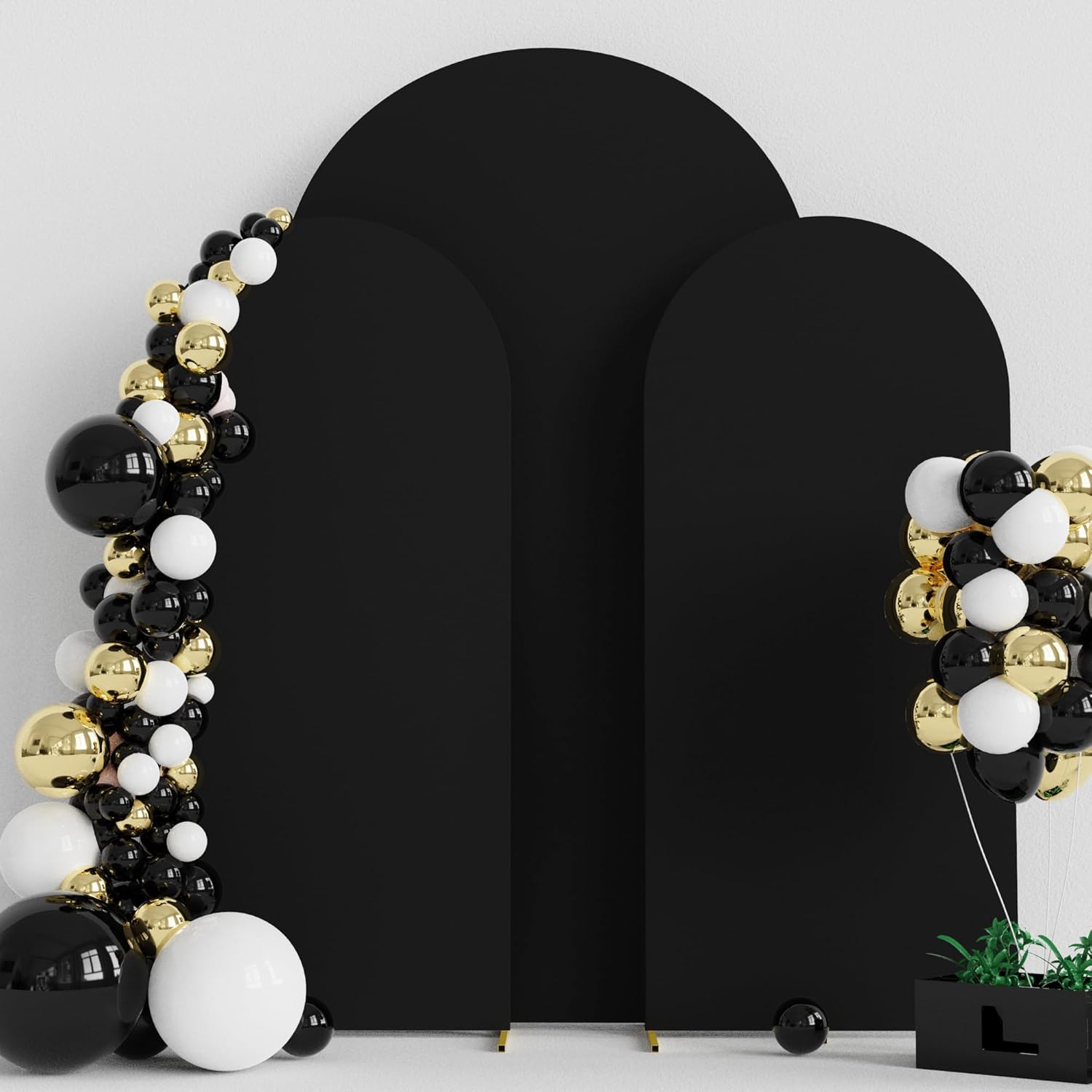 Wokceer Wedding Arch Cover Set of 3 for Stunning Backdrops