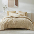 WRENSONGE Oversized Queen Comforter Set - 7 Piece Bed in a Bag