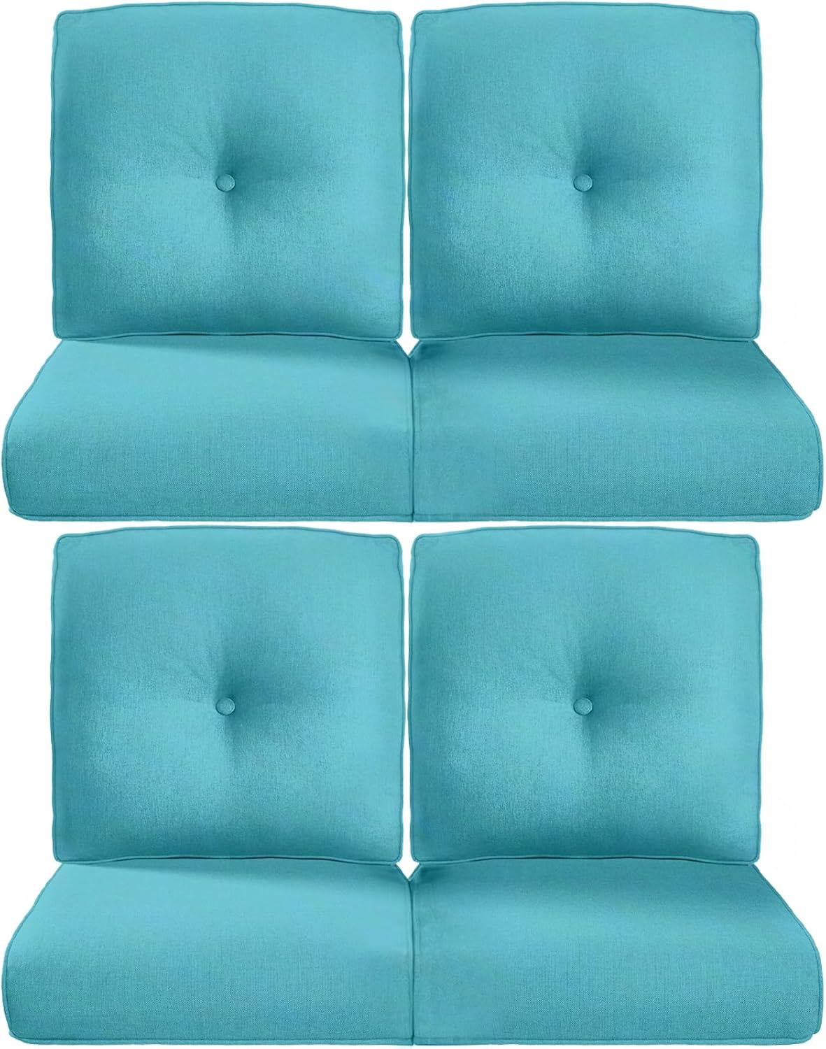 Pop 22x25/22x24 Outdoor Chair Cushions Set of 4 for Comfort