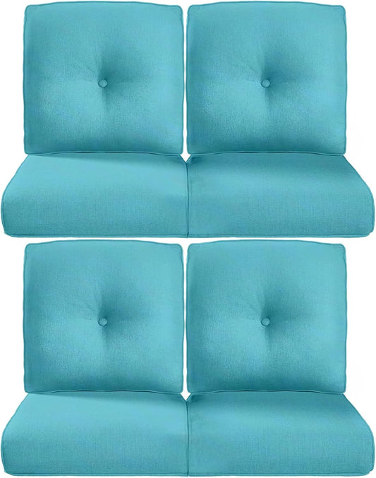 Pop 22x25/22x24 Outdoor Chair Cushions Set of 4 for Comfort
